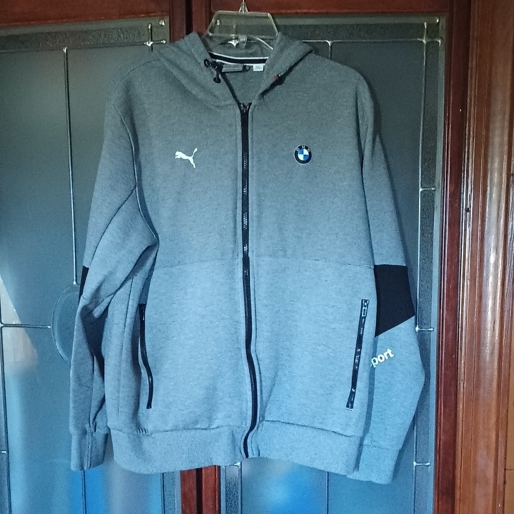 Puma BMW Sport Gray Men's Hoodie Jacket